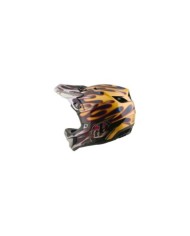 Troy Lee Designs Casco D4 Carbon W Mips - Overspray oro-nero