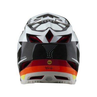 Troy Lee Designs Casco D4 Carbon W MIPS - Optic nero