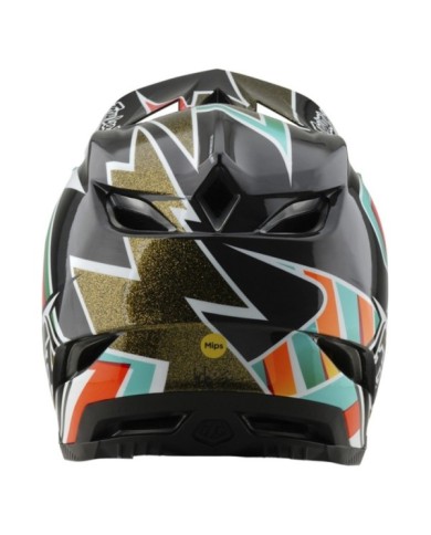 Troy Lee Designs D4 Carbon Helmet W MIPS - Frames schwarz-gold