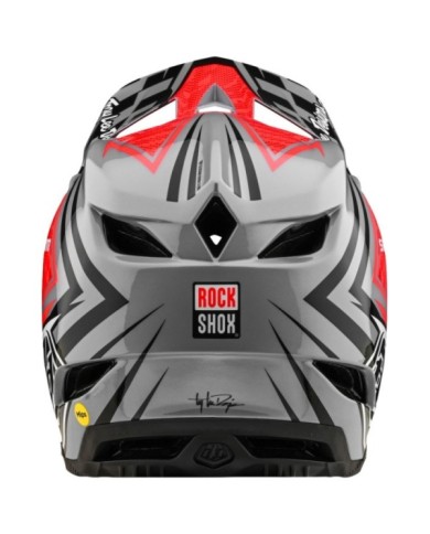 Troy Lee Designs D4 Carbon Helmet - SRAM rouge-noir