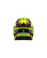 Troy Lee Designs Casco D4 Carbon - Omega nero-giallo fluo
