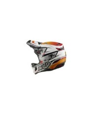 Troy Lee Designs D4 Composite Helmet W Mips - Lined Up white