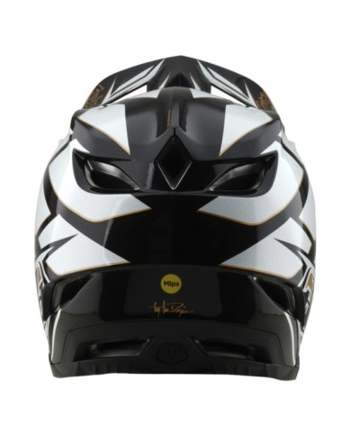 Troy Lee Designs Casco composito D4 W MIPS - Ghostwing bianco