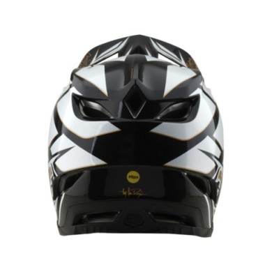 Troy Lee Designs D4 Composite Helmet W MIPS - Ghostwing weiss