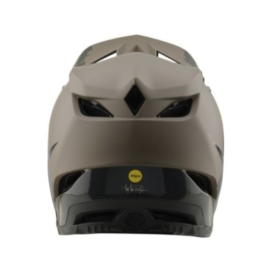 Troy Lee Designs Casco composito D4 W MIPS - Stealth marrone