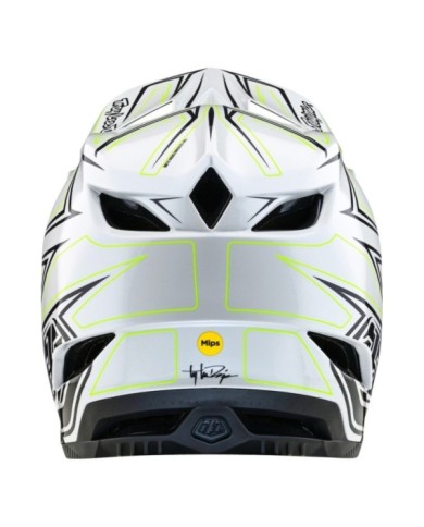 Troy Lee Designs D4 Composite Helmet - Pinned grau