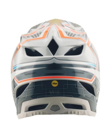 Troy Lee Designs Casco composito D4 W MIPS - Lowrider grigio