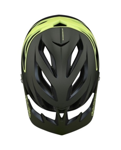 Troy Lee Designs A3 Mips Helmet - Uno grün-gelb XS