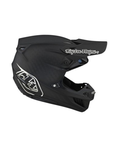 Troy Lee Designs SE5 ECE Carbon Helmet Mips - Stealth schwarz-silber