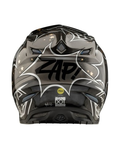 Troy Lee Designs SE5 ECE Carbon Helmet - Cosmic Explosion grau