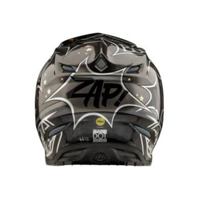 Troy Lee Designs SE5 ECE Carbon Helmet - Cosmic Explosion gris