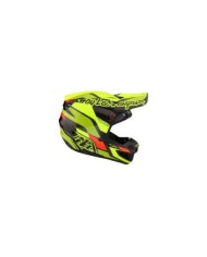 Troy Lee Designs SE5 ECE Carbon Helmet Mips - Omega schwarz-fluogelb