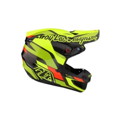 Troy Lee Designs SE5 ECE Carbon Helmet Mips - Omega schwarz-fluogelb
