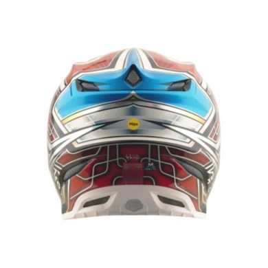 Troy Lee Designs SE5 ECE Carbon Helmet - Lowrider argent