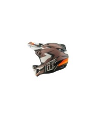 Troy Lee Designs Casco D4 Polyacrylite W Mips - Roamer marrone