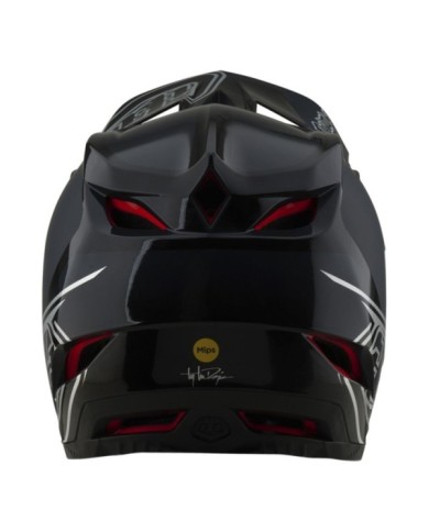 Troy Lee Designs D4 Polyacrylite Helmet W MIPS - Shadow schwarz