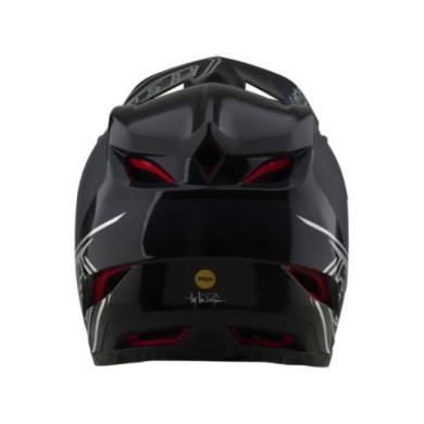 Troy Lee Designs D4 Polyacrylite Helmet W MIPS - Shadow schwarz