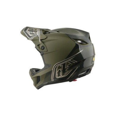 Troy Lee Designs D4 Polyacrylite Helmet W Mips - Shadow green