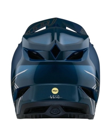 Troy Lee Designs D4 Polyacrylite Helmet - Shadow blau