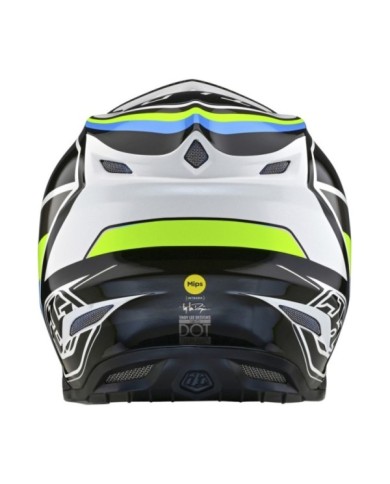 Troy Lee Designs Casco composito SE5 - Reverb bianco-blu