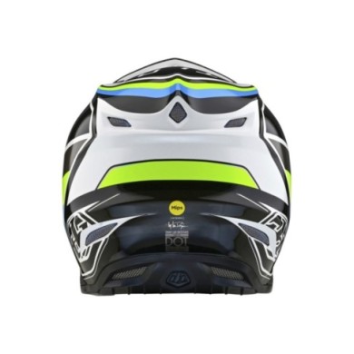 Troy Lee Designs Casco composito SE5 - Reverb bianco-blu