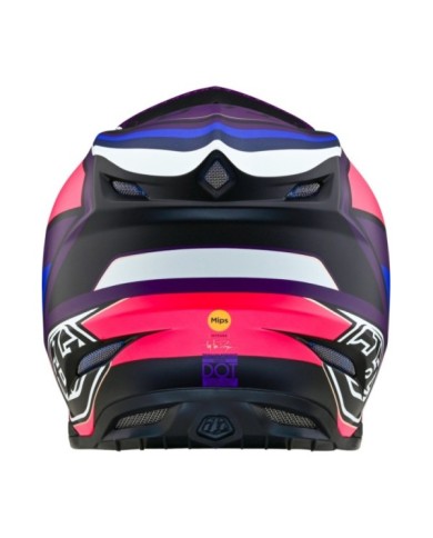 Troy Lee Designs SE5 ECE Composite Helmet Mips - Reverb violett-schwarz