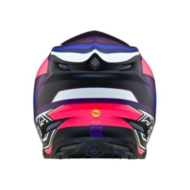 Troy Lee Designs SE5 ECE Composite Helmet Mips - Reverb violett-schwarz