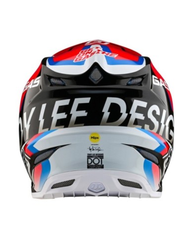 Troy Lee Designs Casco composito SE5 ECE - GASGAS Fumes rosso-nero