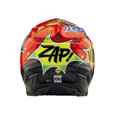 Troy Lee Designs Casco composito SE5 ECE - Cosmic Explosion rosso