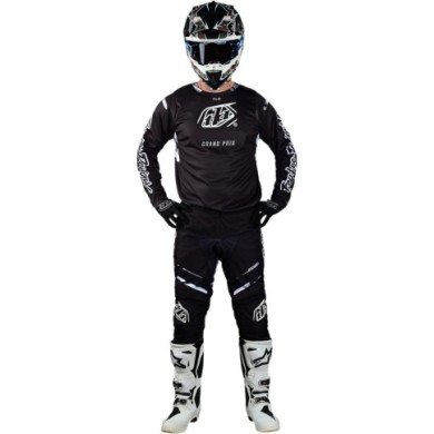 Troy Lee Designs GP PRO Pant - Blends Camo noir et blanc