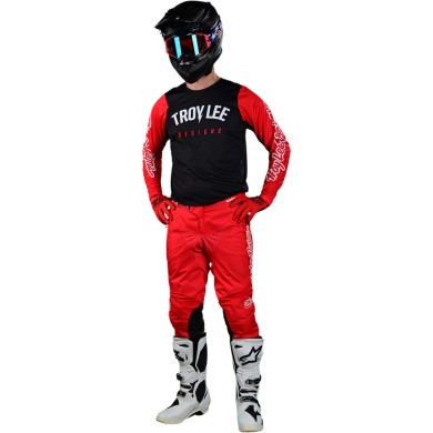Troy Lee Designs GP PRO Pantaloni - Mono rosso