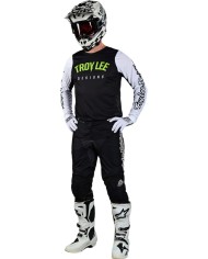 Troy Lee Designs GP PRO Pantaloni - Mono nero