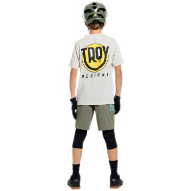 Troy Lee Designs Pantaloncini Youth Skyline Trail Shell - Verde monocromatico