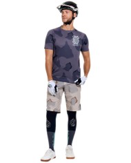 Troy Lee Designs Skyline Pro Short Sleeve Jersey - Flow Camo gray