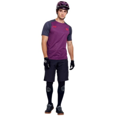Troy Lee Designs Maglia Skyline Pro a maniche corte - Fangs viola
