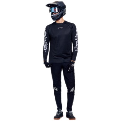 Troy Lee Designs Sprint Pro LS Jersey - Mono noir