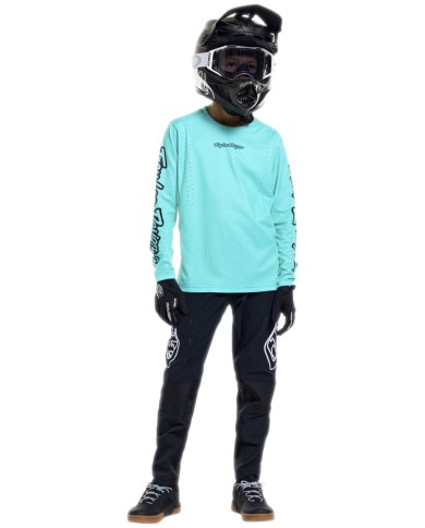 Troy Lee Designs Youth Sprint Pro Jersey - Mono turquoise