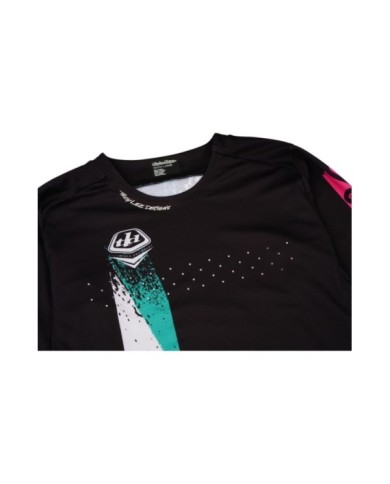 Troy Lee Designs Youth Sprint Jersey - Full Pull schwarz