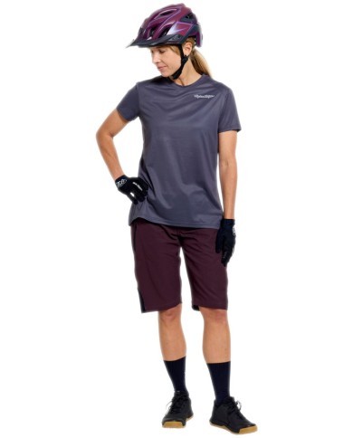 Troy Lee Designs Womens Lilium Pro Short Sleeve Jersey - Mono gray