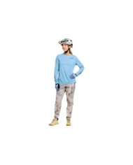 Troy Lee Designs Maglia a maniche lunghe Lilium Pro da donna - Blu monocolore