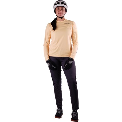 Troy Lee Designs Maglia a maniche lunghe Lilium Pro da donna - Giallo mono