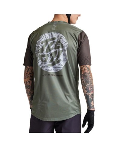 Troy Lee Designs Flowline SS Jersey – Flipped Olive
