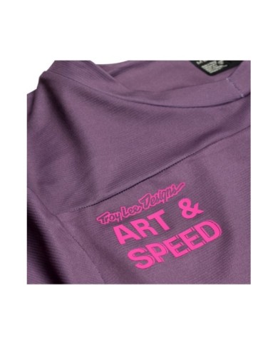 Troy Lee Designs Skyline LS Jersey - Radioscape violett