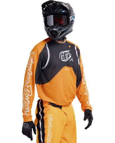 Troy Lee Designs SE PRO AIR Jersey - Pinned arancione