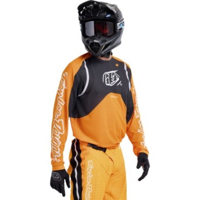 Troy Lee Designs SE PRO AIR Jersey - Pinned arancione