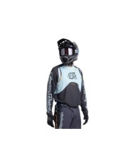 Troy Lee Designs SE PRO AIR Jersey - Pinned nero-turchese