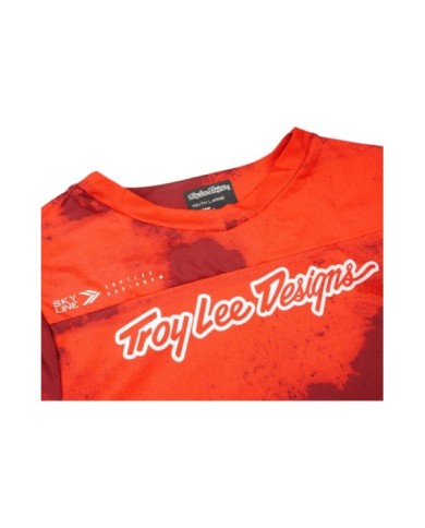 Troy Lee Designs Youth Skyline SS Jersey - Flared rot