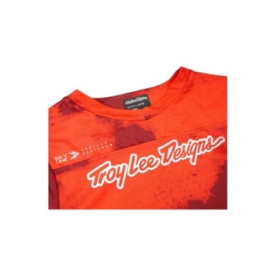 Troy Lee Designs Youth Skyline SS Jersey - Flared rot