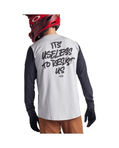 Troy Lee Designs Youth Ride Tee - Resist schwarz-grau