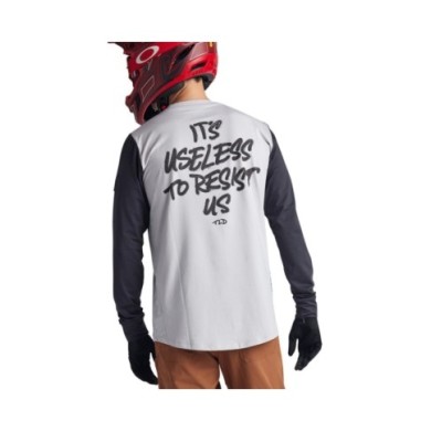 Troy Lee Designs Youth Ride Tee - Resist noir-gris